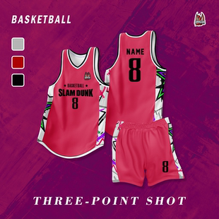 篮球服定制BA美式球衣女速干比赛团队服球衣订制套装男学生成人村
