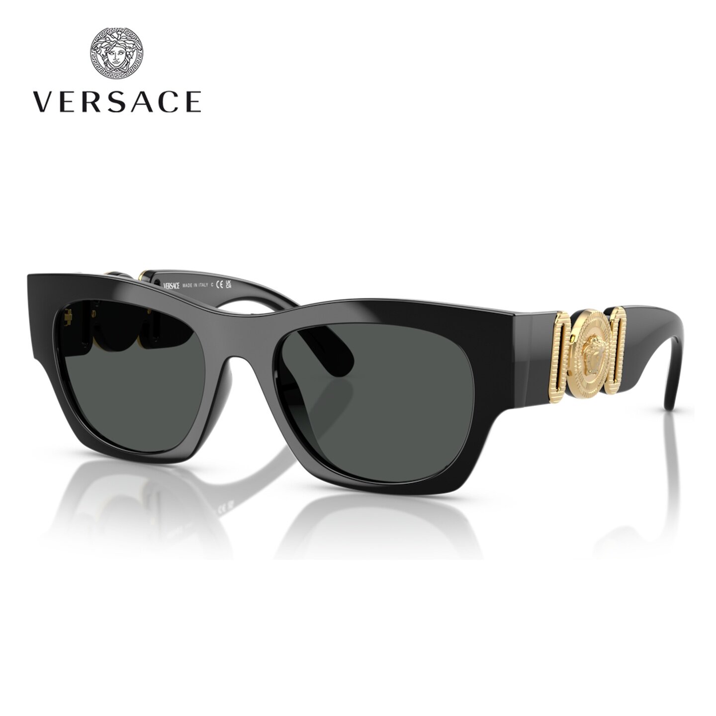 Versace/范思哲 方形墨镜金logo边个性时尚遮阳眼镜框架 0VE4479U