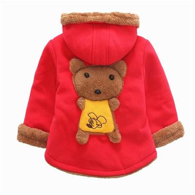 儿童棉衣加绒加厚保暖外套