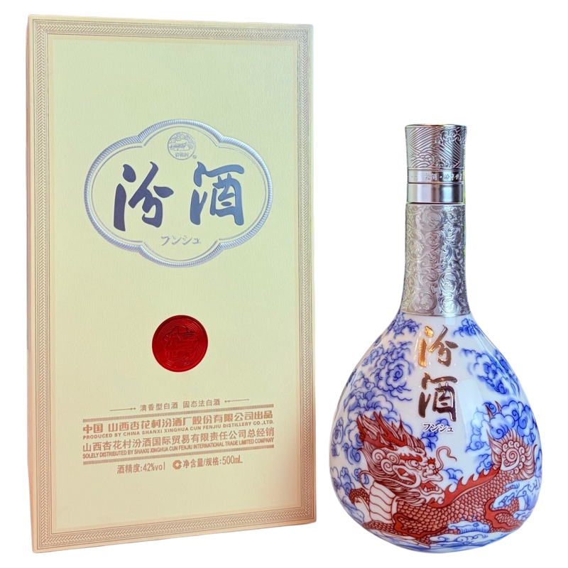 山西杏花村汾酒 42度银麒麟汾酒500ml*1瓶盒装 清香型白酒送礼