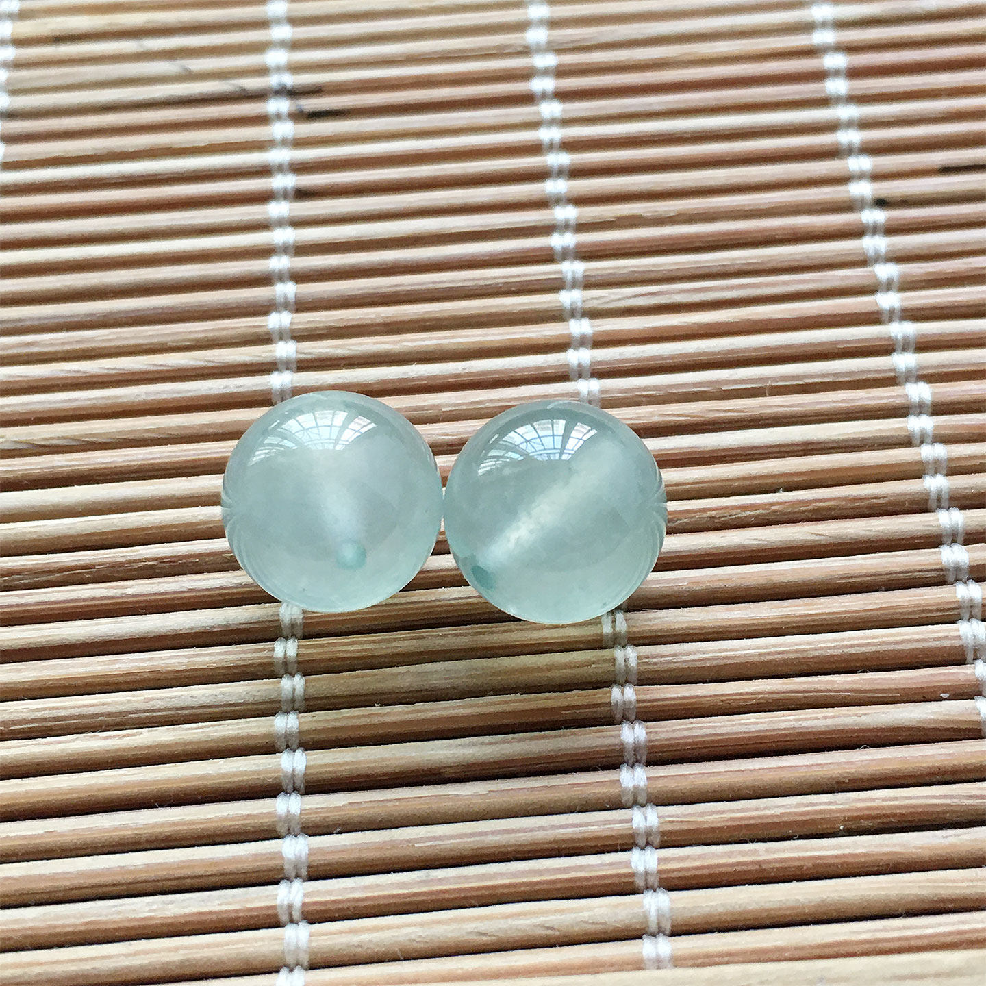 珠宝翡翠冰绿圆珠配珠卡9mmA货老坑种高档浅绿色对珠圆珠手串配珠,珠宝/钻石/翡翠,翡翠裸石/蛋面,淘宝优惠券,粉丝福利购,淘宝优惠卷