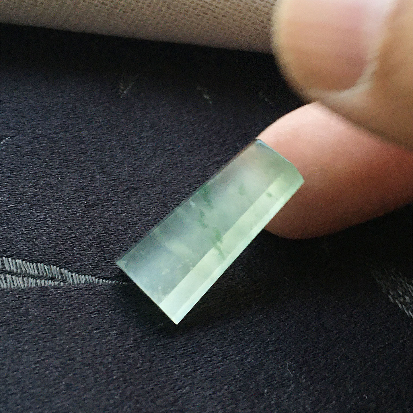 缅甸翡翠高冰种飘花玉无事牌吊坠老种a货冰透水润玉素面玉牌挂件