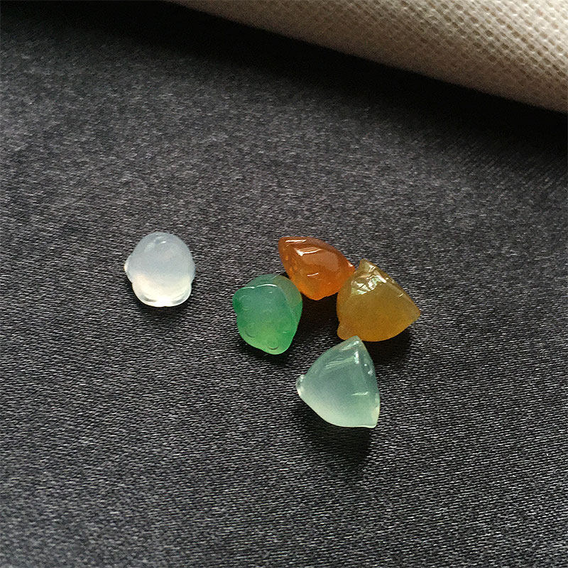 冰透水润有翡有绿精雕莲藕玉