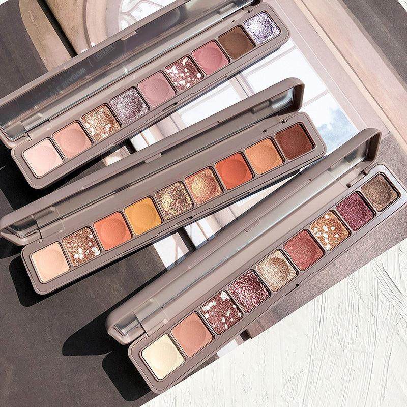 眼影盘正品彩色九色欧美多色系儿童舞台妆防水防汗不脱妆指尖键盘