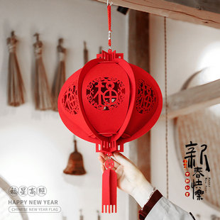 新年春节元旦马年灯笼室内客厅走廊幼儿园店铺过年气氛布置装饰