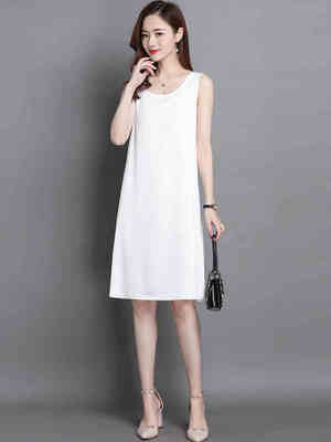 小个子风春夏季新款雪纺连衣裙