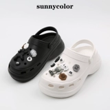 Sunny Color tong ins обувь женская обувь женская xiawai иностранное управление пляжными туфлями Zeng Zeng