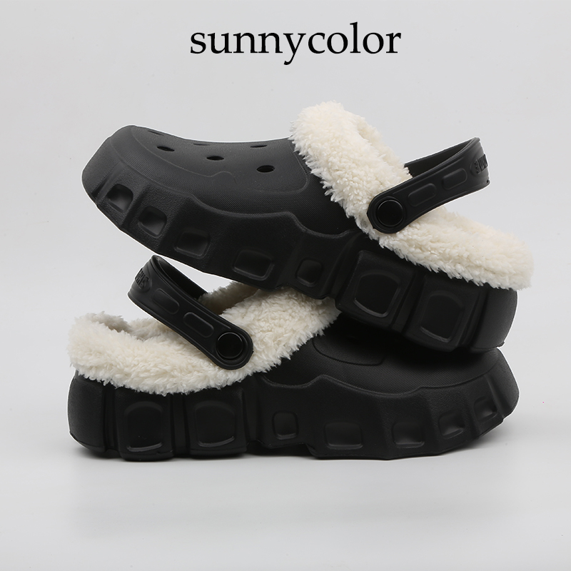 sunnycolor时尚潮流洞洞鞋