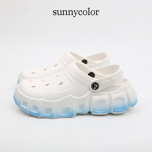 SUNNYCOLOR时尚潮流洞洞鞋