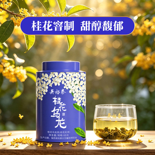 吴裕泰桂花乌龙非遗窨制网红推荐