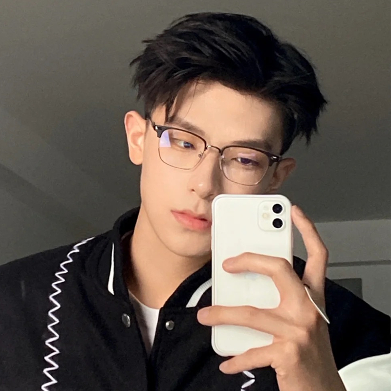 金属斯文复古男士眼镜架韩版小方框防蓝光配近视平光眼镜框女潮