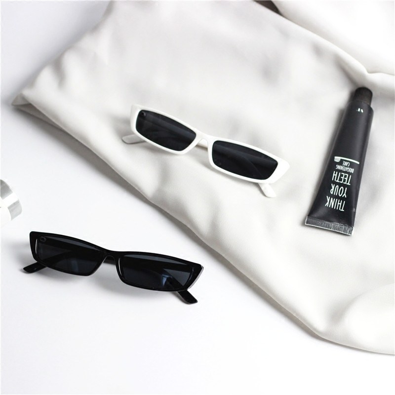 街拍韩国网红同款原宿个性方形小框欧美复古太阳眼镜男潮人墨镜