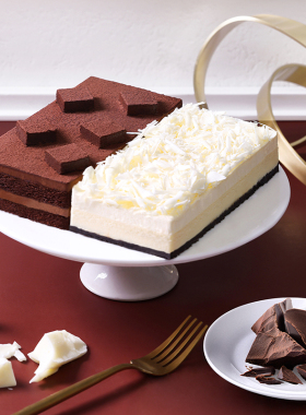 诺心雪松秘境双拼巧克力生日蛋糕下午茶网红甜品儿童蛋糕同城配送