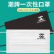 潮牌网红时尚 口罩 三层创意印花白色男女一次性防护黑色定制新潮款