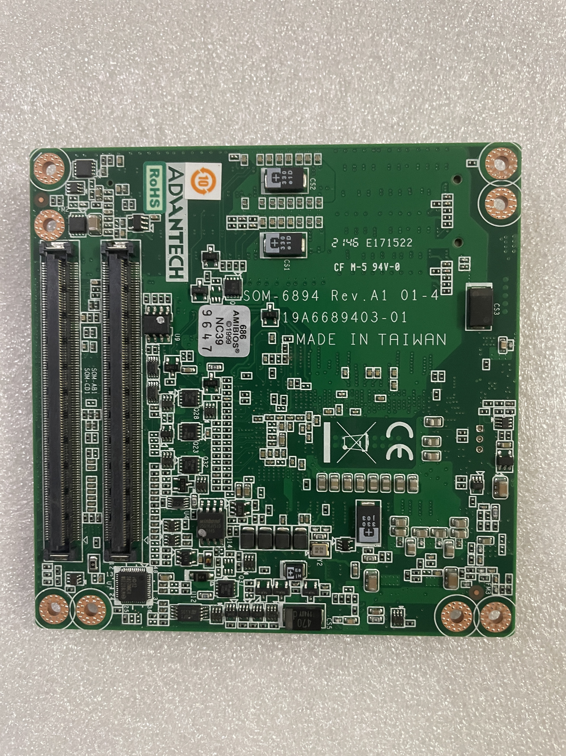 研华SOM-6894 REV.A1 01-4 嵌入式 工控机主板 议价