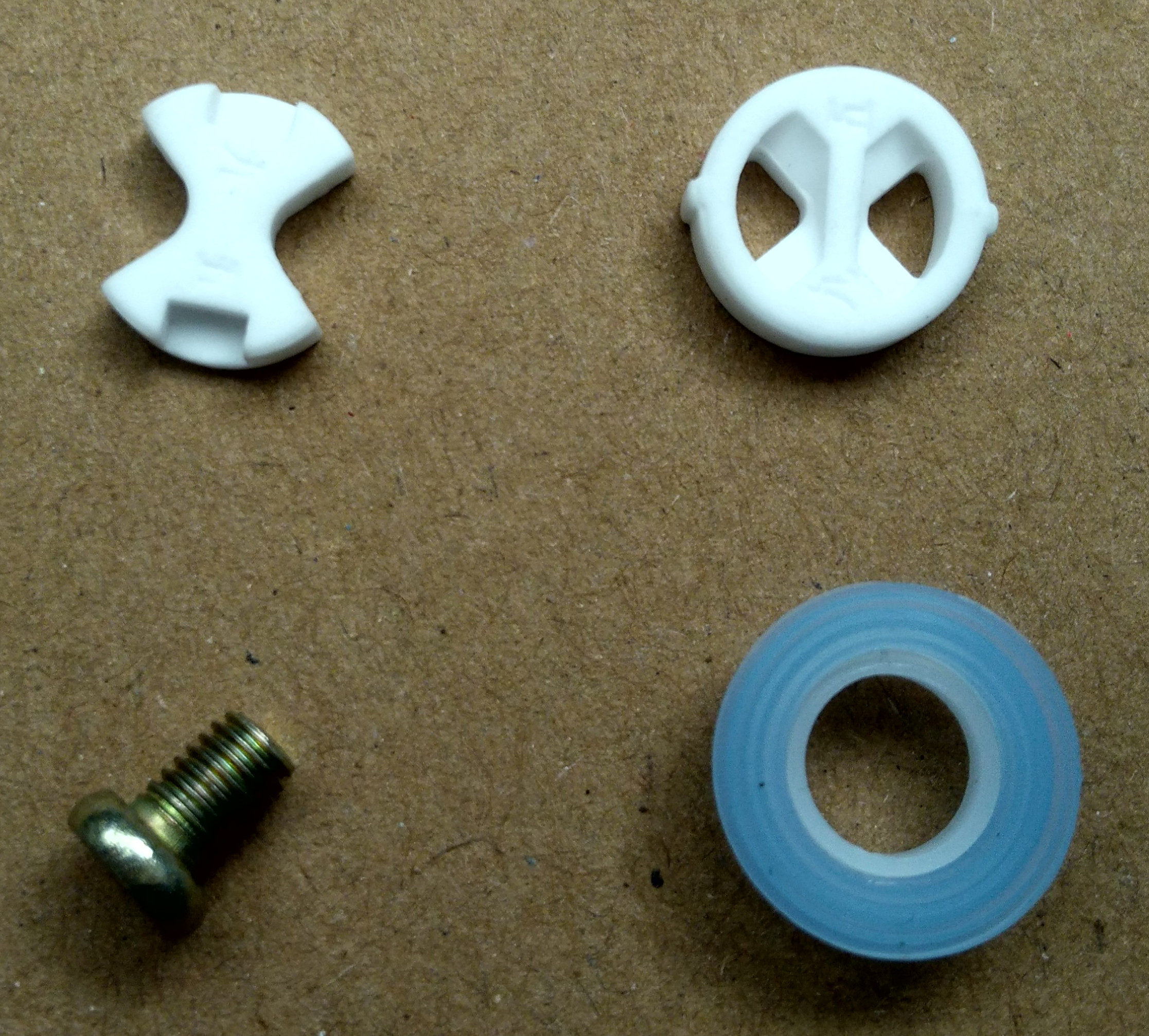 快开单冷水龙头阀芯陶瓷片胶垫片芯子o型圈密封圈阀杆手感垫配件