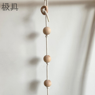 儿童攀爬锻炼腕力小臂锻炼攀爬训练绳梯绳球球梯爬梯荷木7cm串球