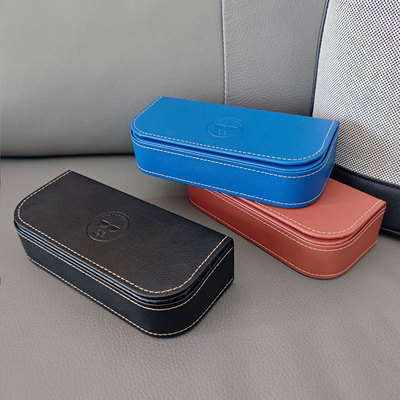 大号皮质磁吸抗压防摔眼镜盒