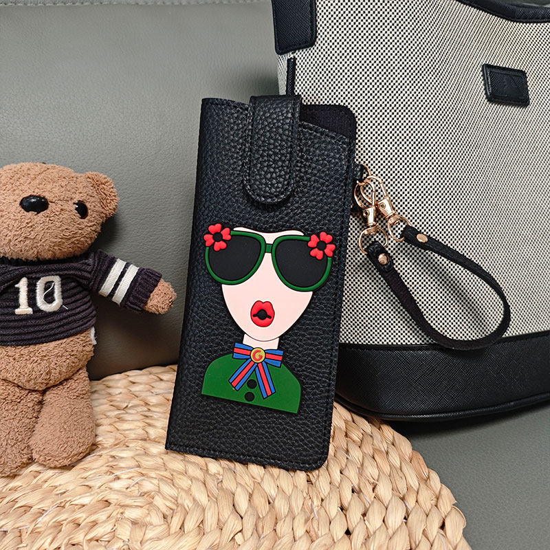 女神眼鏡袋便攜式可掛包墨鏡包