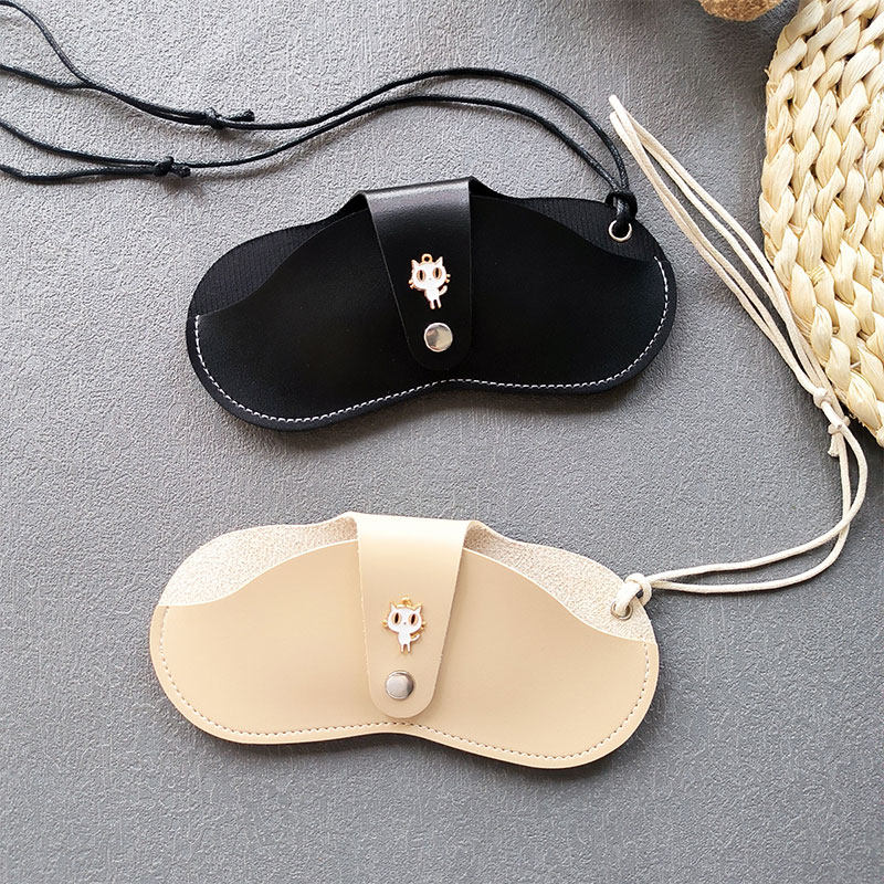 高颜值眼镜袋可挂脖便携式女款轻薄太阳镜墨镜眼镜收纳包2024新款