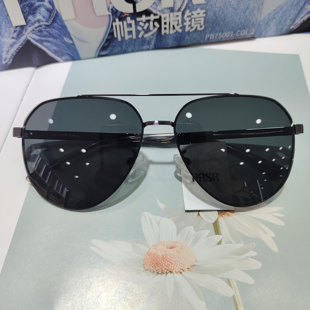 帕莎新款2025年太阳镜正品飞行员高级感男近视偏光墨镜潮PS5050