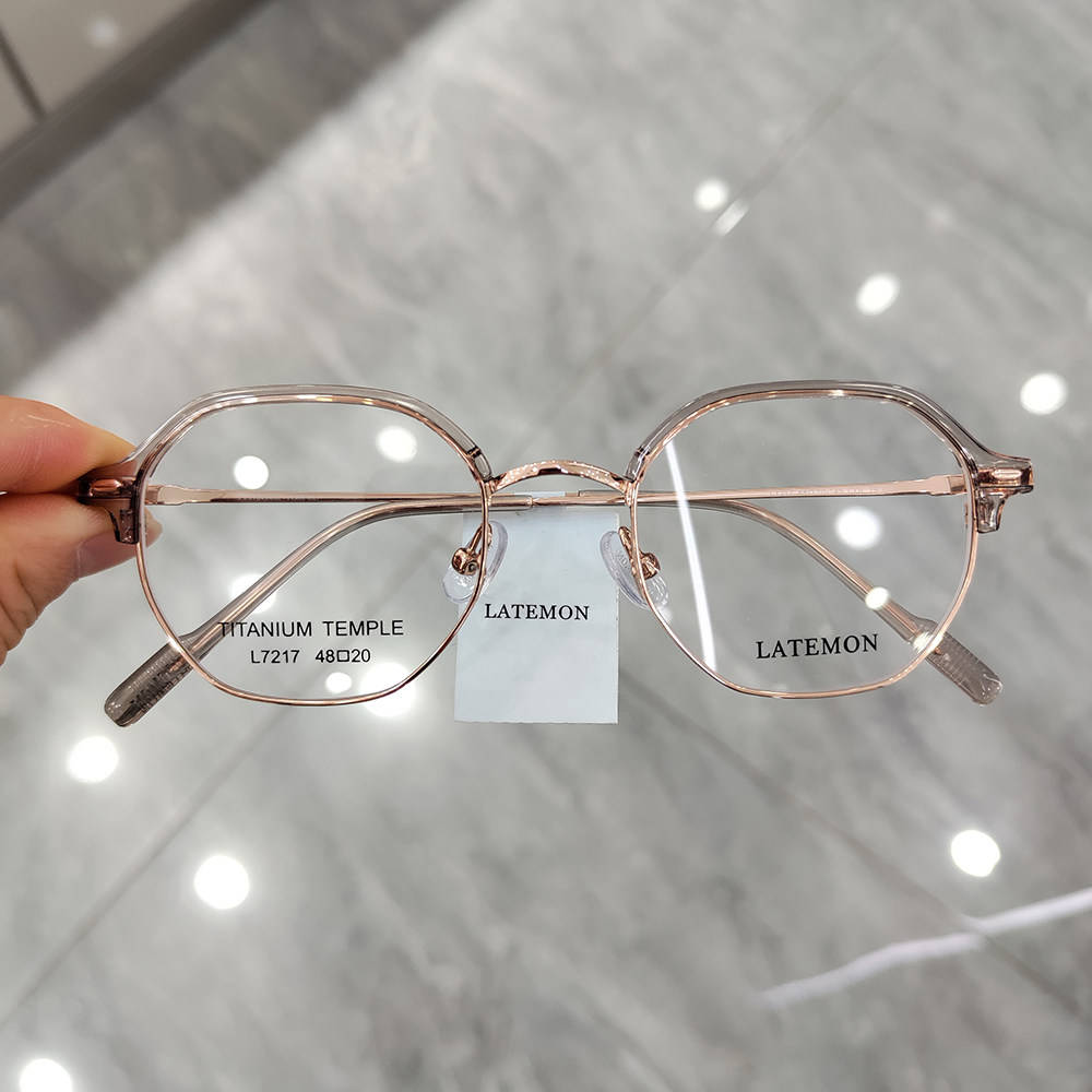 浪特梦L7217眼镜框男女素颜时尚可配有度数散光防蓝光近视眼镜架