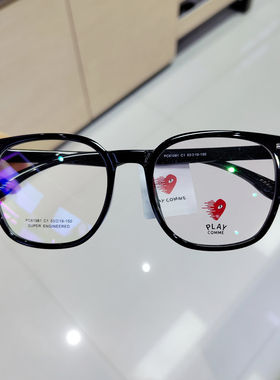 川久PLAYCOMME近视眼镜框男女TR超轻全框素颜显瘦透明眼镜架61081