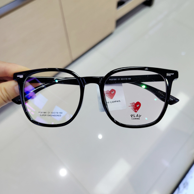 川久PLAYCOMME近视眼镜框男女TR超轻全框素颜显瘦透明眼镜架61081