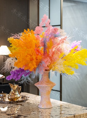 【雾彩】马卡龙彩雾花束梦幻软装桌面摆件轻甜风家居花艺套
