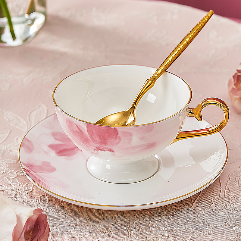 华光国瓷轻奢描金咖啡杯礼盒送礼