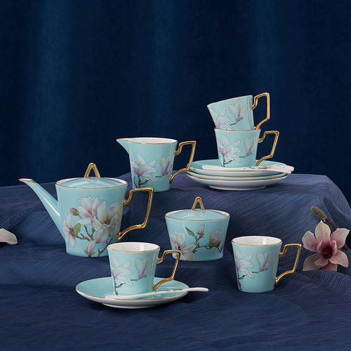 华光国瓷咖啡具套装中式轻奢礼盒