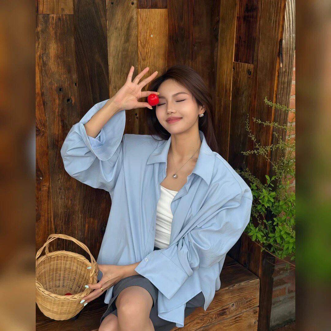 2026新款棉花糖序曲系列超舒服不易皱软糯防晒带垫肩衬衫