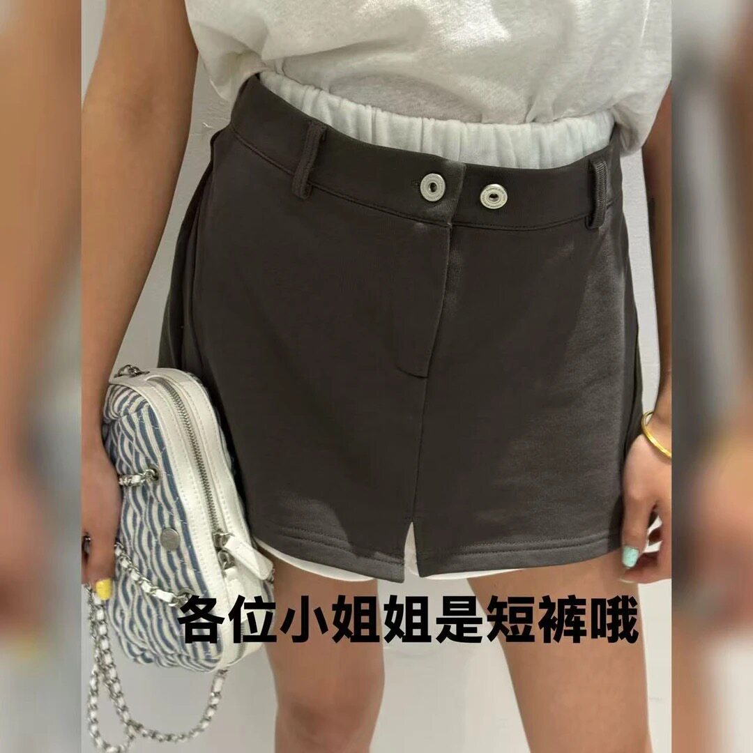 2026春夏新款 解构拼图 系列超显瘦安全感不走光拼接裙裤