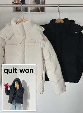 2025东大门冬季新款墨间雪系列加厚保暖超显瘦羽绒服