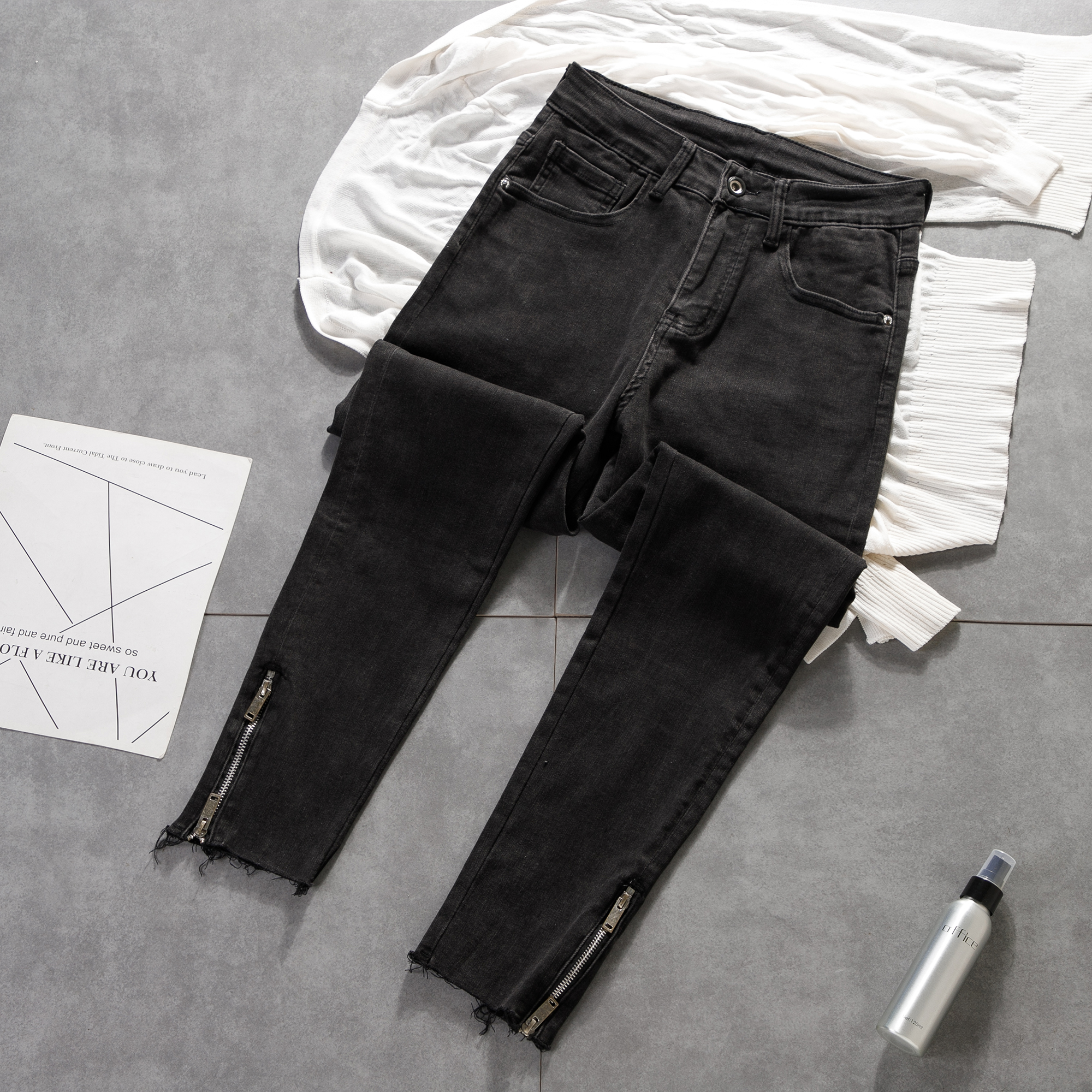 秋季个性潮男新款牛仔裤