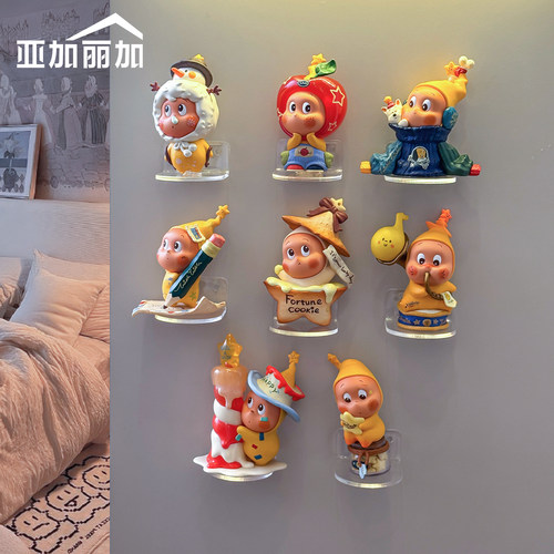 亚克力墙上盲盒收纳展示架