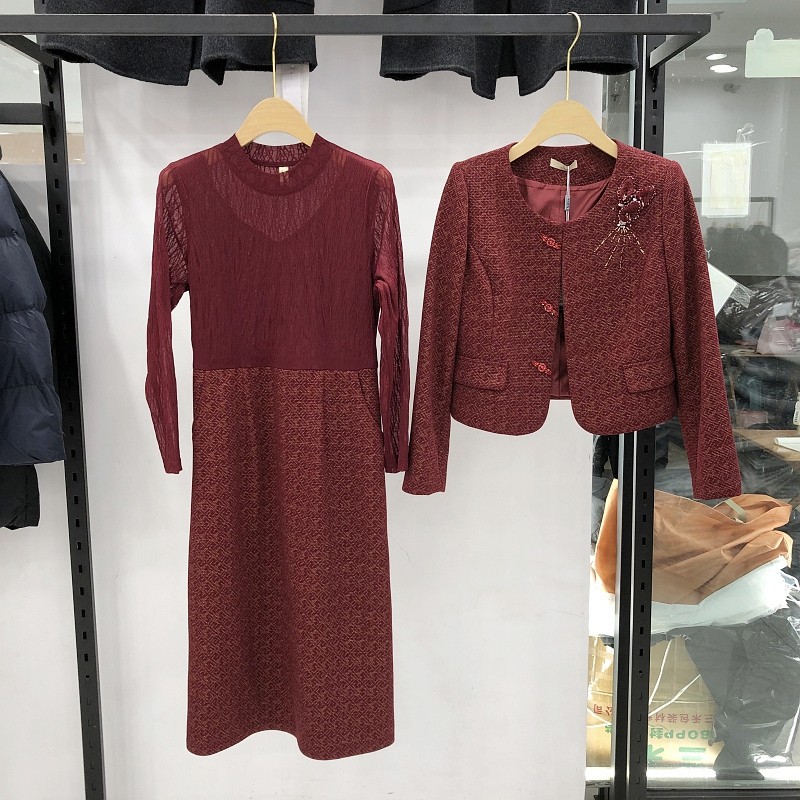 甘帝名威A628 喜婆婆礼服两件套连衣裙2026春季新款妈妈婚宴礼服,女装/女士精品,连衣裙,淘宝优惠券,粉丝福利购,淘宝优惠卷