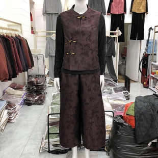 马甲阔腿裤 三件套装 宽腿套裤 807 韩版 时尚 新款 新旭翔26A 女士春季