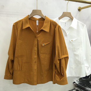 新款 商场正品 小衫 休闲衬衣个性 韩版 女春季 衬衫 时尚 A01 小狐仙26