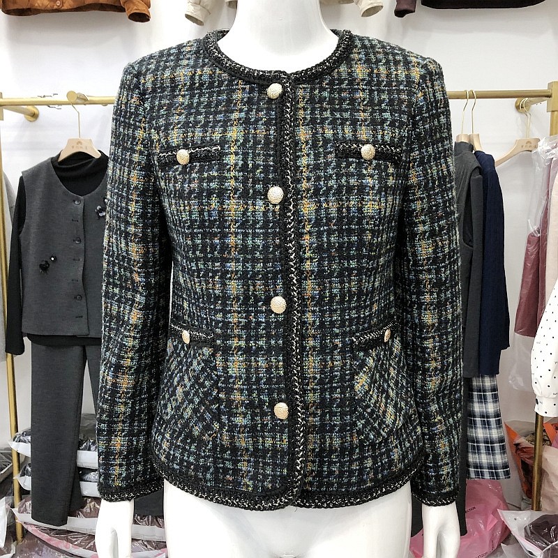 芳华25A003 时尚小香风外套女2026春季新款韩版洋气短款夹克上衣,女装/女士精品,短外套,淘宝优惠券,粉丝福利购,淘宝优惠卷