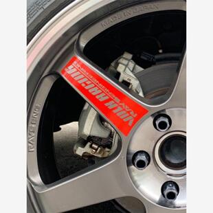 适用于Volk Rays Te37Sl轮毂改装汽车贴纸轮辋装饰防水个性化汽车