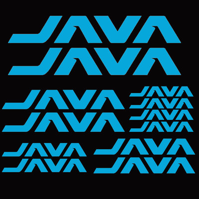 JAVA佳沃公路车架贴纸单
