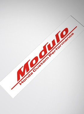 适用于modulo performance sticker decal本田空气套件改装车贴纸
