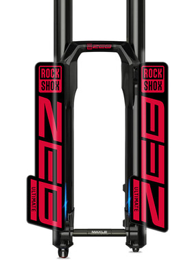 山地车前叉贴纸rockshox ZEB ULTIMATE自行车前叉贴涂装饰车贴花