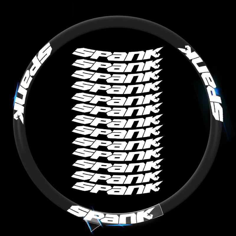 spank SPIKE RACE街攀轮组贴纸山地车公路车轮组贴纸车圈改色装饰