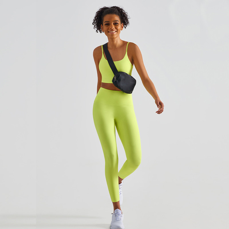 lololulu莱卡简约瑜伽小吊带文胸bra夏季健身美背心式运动内衣女