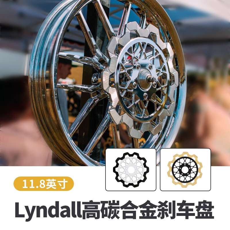 适用于哈雷旅行软尾小五孔刹车盘