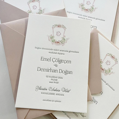 定制凸版印刷邀请函明信片售后卡