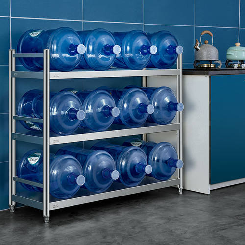 加厚不锈钢货架特厚304材料3层厨房置物架多功能商用多层订做架子