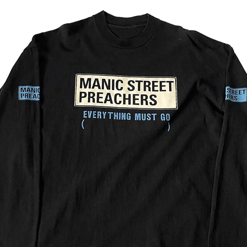 240G  90년대 록 밴드 VINTAGE MANIC STREET PREACHERS 헤비 긴팔 T